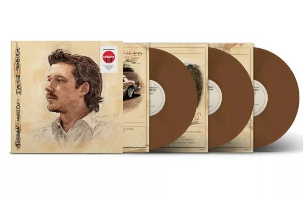Morgan Wallen I'm The Problem Opaque Brown Vinyl 3LP w/Hunting ID - Open Box